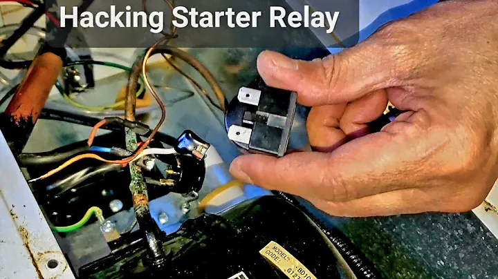 Hack Freezer - Refrigerator Starter Relay,  How To Fix Fridge Broken Relay