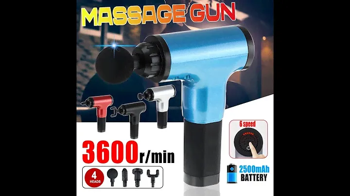 Терапевтический массажный ударный пистолет,  Masāžas ierīce – masāžas pistole, fascial gun.