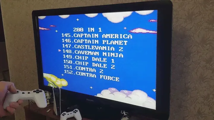 Игровая приставка 200 встроенных игр 8bit GS5 (Денди, Dendy)