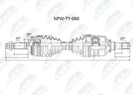 NPW-TY-060, Вал приводной