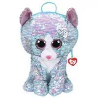 TY Рюкзак мягконабивной Whimsy кошечка с пайетками (95033)
