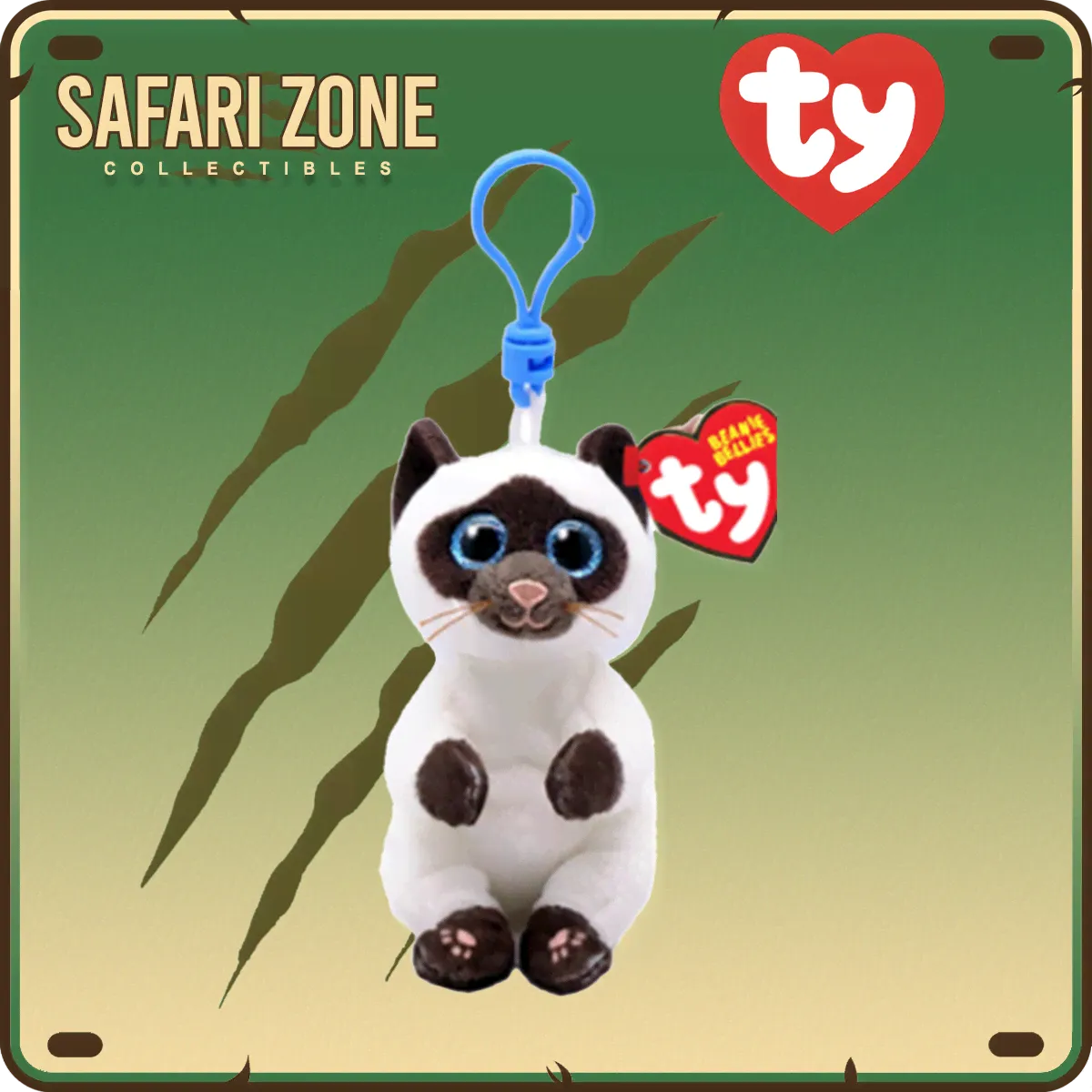 TY Beanie Babies Clips - Miso