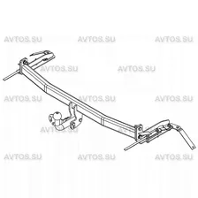 Фаркоп для TOYOTA COROLLA Седан (2002-2007) «AvtoS» TY 33