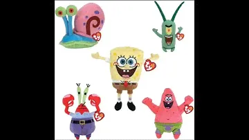 which one of these SpongeBob beanie babies have you seen before
