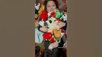 Fun times being Pummeled by Christmas beanie babies