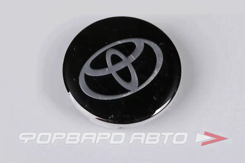 Колпачок ступицы для литых дисков Toyota, 56,5-64-63 мм /h5-21мм черный TY-04 <>