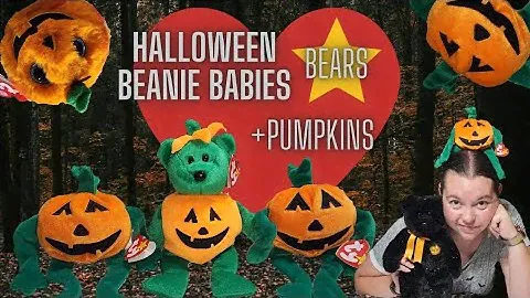 Halloween Beanie Baby Bears Collection
