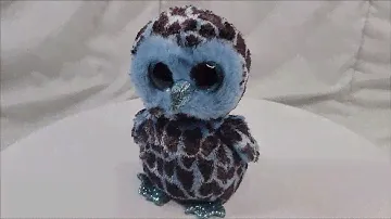 Ty Beanie Boos Owl Bird Plush Stuffed Animal Toy 6"