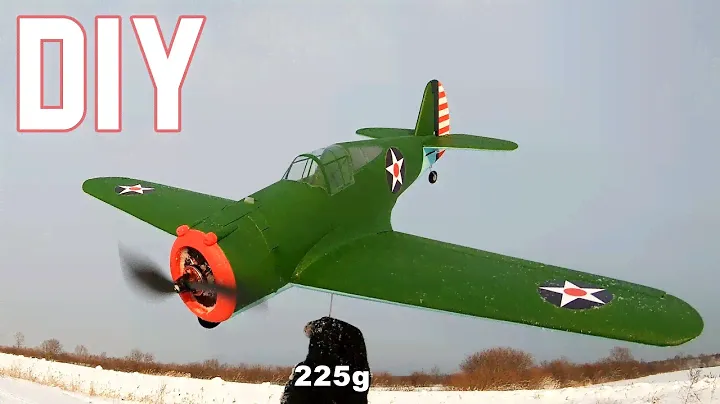 Curtiss P-36 Hawk RC Plane DIY