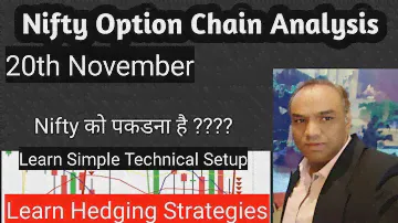 NIFTY OPTION CHAIN ANALYSIS FOR 2OTH NOVEMBER / NIFTY VIEWS / NIFTY TARGETS / NIFTY SUPPORT /