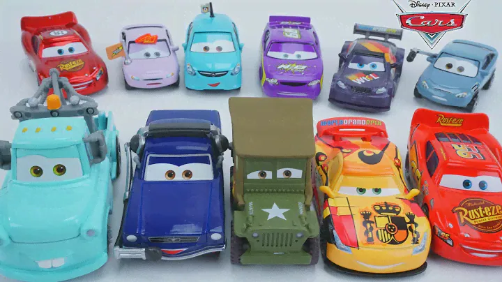 DISNEY PIXAR CARS 2017 COLLECTION NEW SERIES CHARACTERS LIGHTNING MCQUEEN MATER RACING