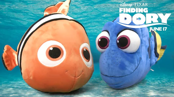Finding Dory Large Stuffed Dory & Nemo from Bandai
