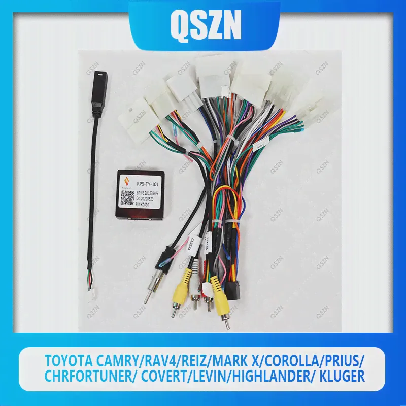 QSZN Android Canbus Box TY-SS-05фотосессия для Toyota Camry rav4 corolla puris HIGHLANDER проводка кабели питания автомобильное радио (art.: 3920bef12daf6)-2