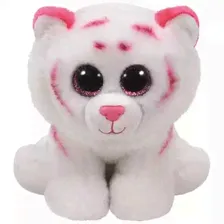 Мягкая игрушка TY Classic Тигрёнок Tabor, 33 см, белый
