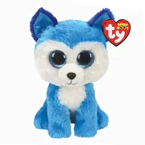 Игрушка мягкая TY Хаски Голубая 36474-0