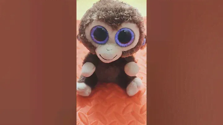 Ty Beanie Boos Coconut Monkey 7”Stuffed Plush Toy, TY Plush, Kids