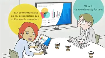 Panasonic Wireless Presentation System ”PressIT” (Animation Ver.)