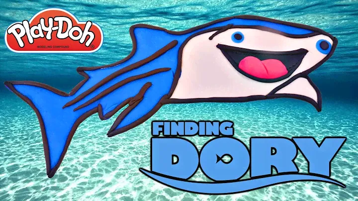 How To Make Destiny the Whale Shark from Disney Finding Dory out of Play Doh | DCTC Play Doh Videos