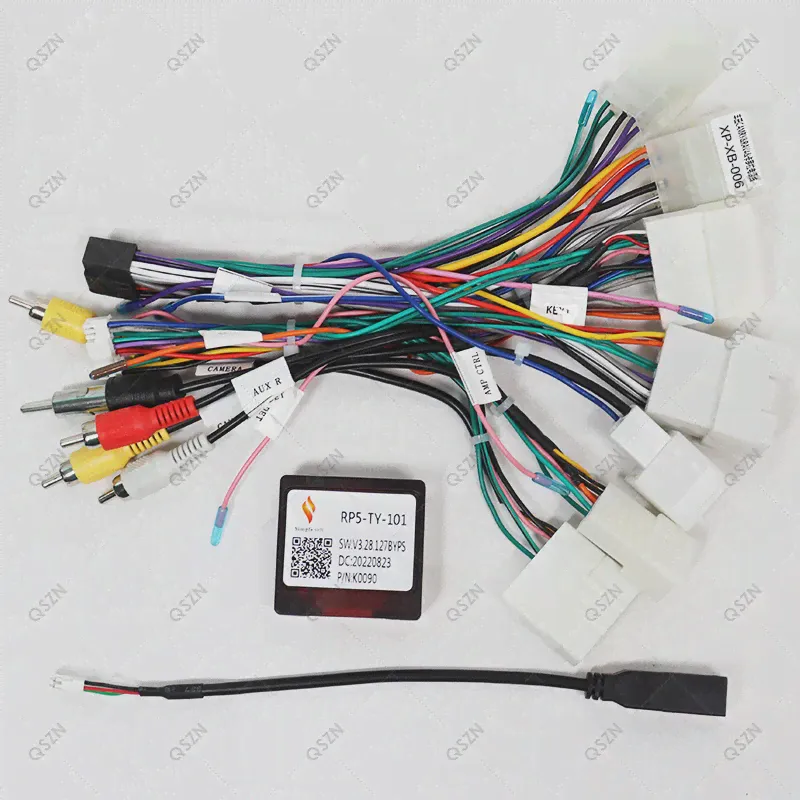 QSZN Android Canbus Box TY-SS-05фотосессия для Toyota Camry rav4 corolla puris HIGHLANDER проводка кабели питания автомобильное радио (art.: 3920bef12daf6)-1