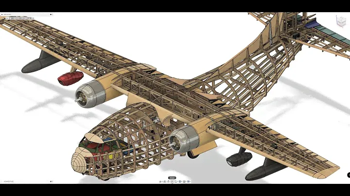 Building a electric powered C-123 Provider RC model  airplane 1:12 scale (2.80m wingspan)