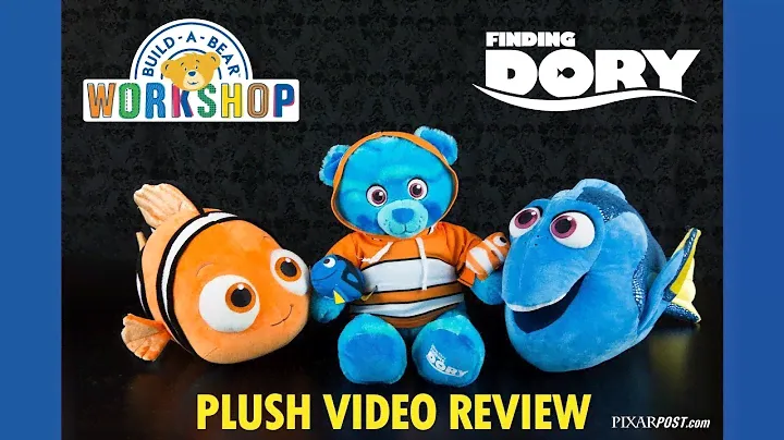 Finding Dory Build-A-Bear Workshop Plush Review (Dory, Nemo & Ocean Bear)